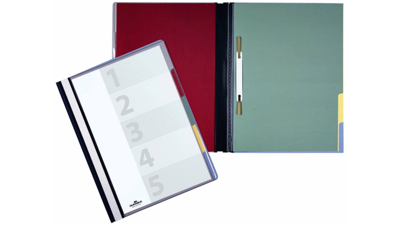 Organisatiemap Durable Divisoflex A4 blauw