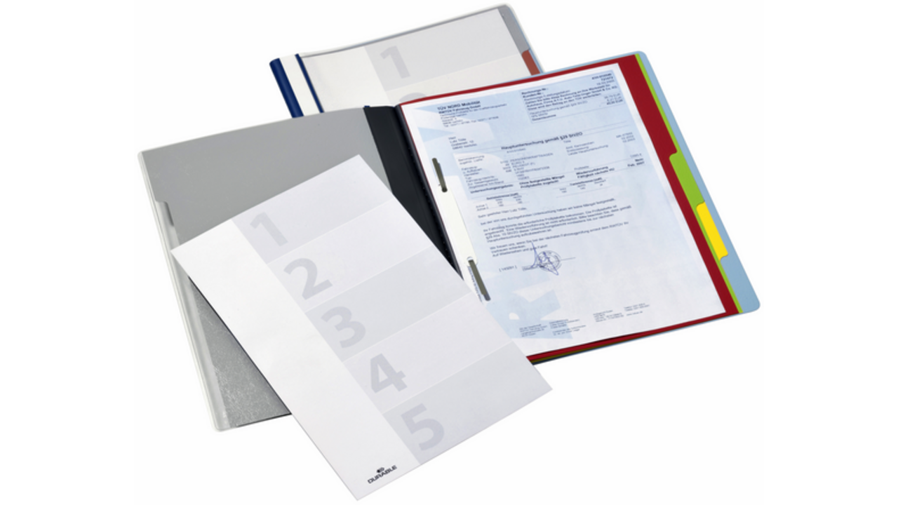 Organisatiemap Durable Divisoflex A4 blauw