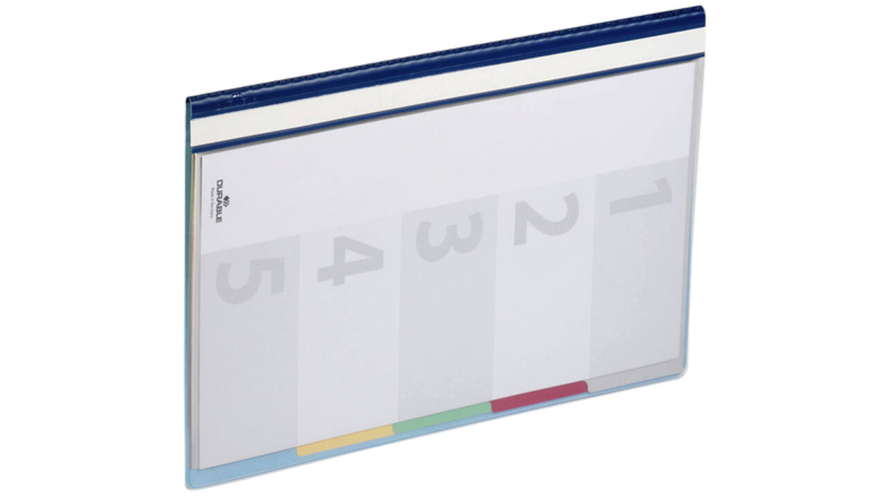 Organisatiemap Durable Divisoflex A4 blauw