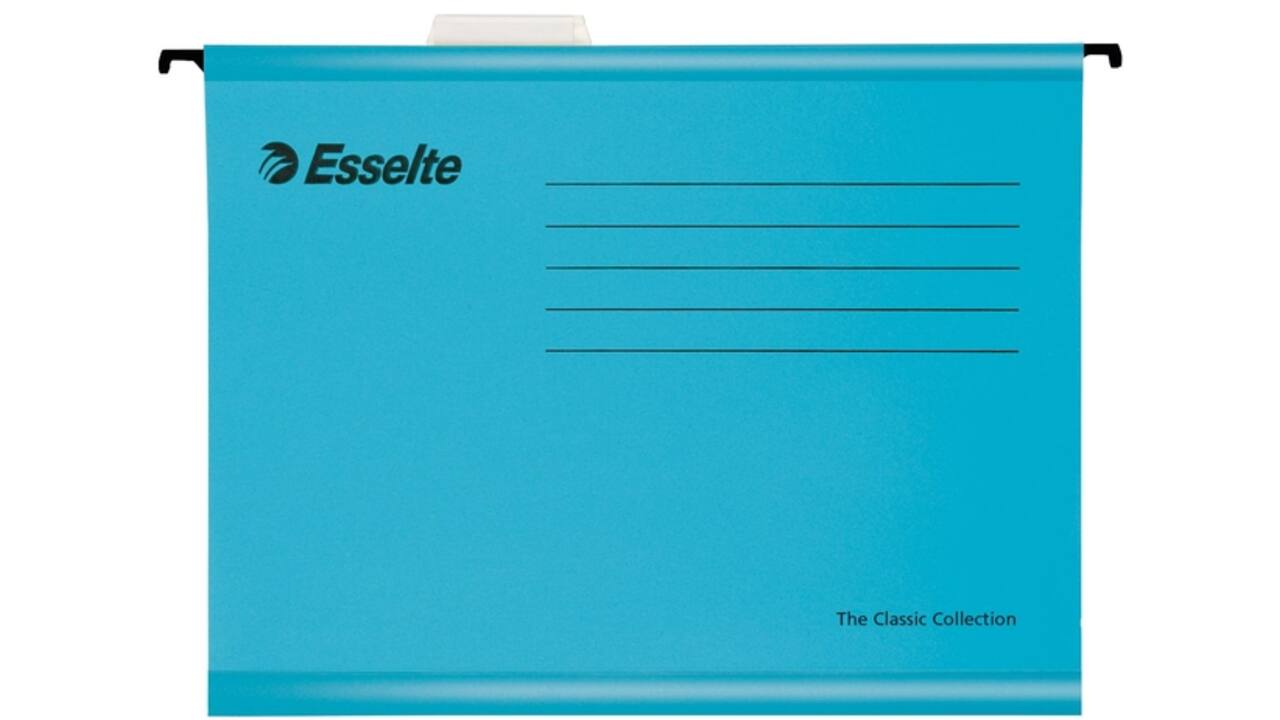 Hangmap Esselte Classic A4 V-bodem 345x240mm blauw