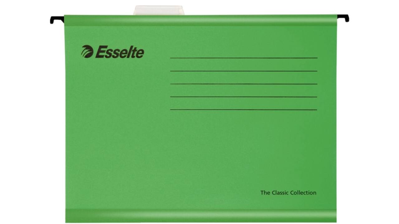 Hangmap Esselte Classic folio V-bodem groen