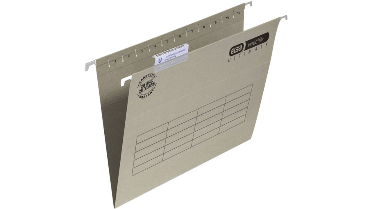 Hangmap Elba Verticfile Ultimate folio V-bodem grijs
