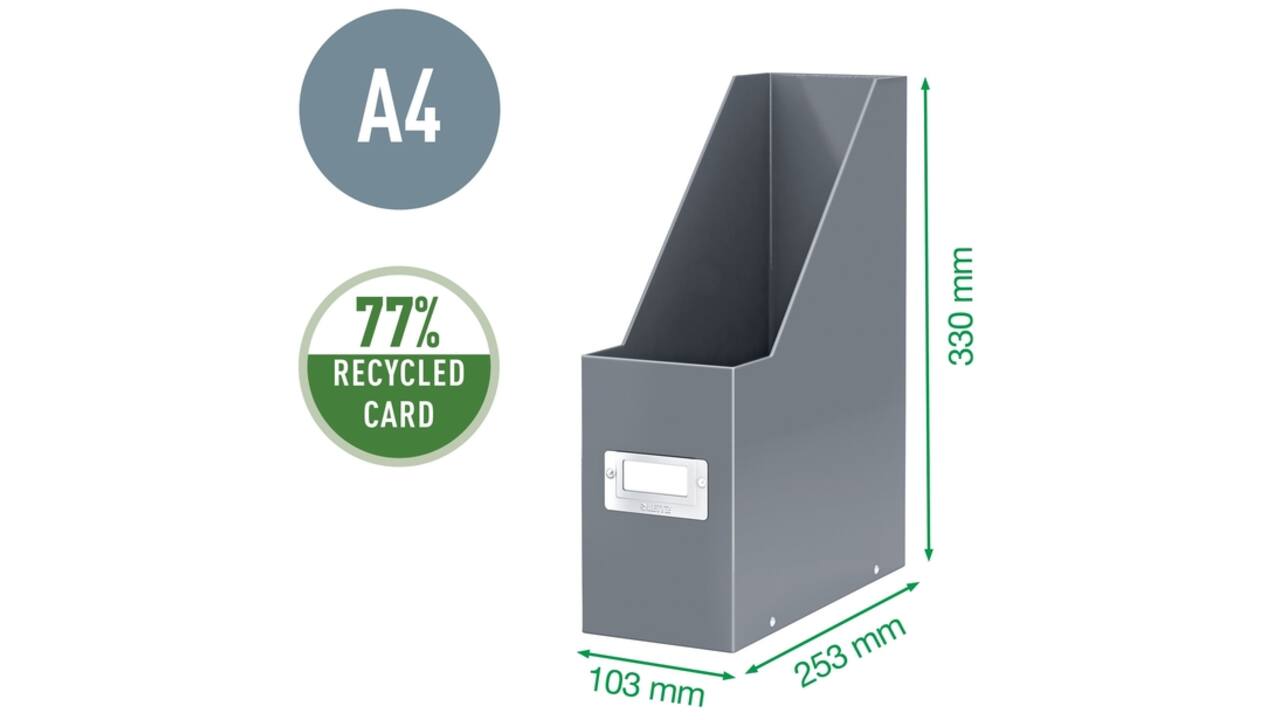 Tijdschriftencassette Leitz WOW Click & Store wit