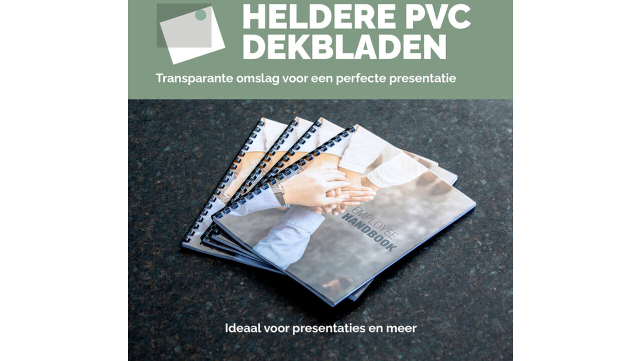 Voorblad Fellowes A4 PVC 150micron 100stuks