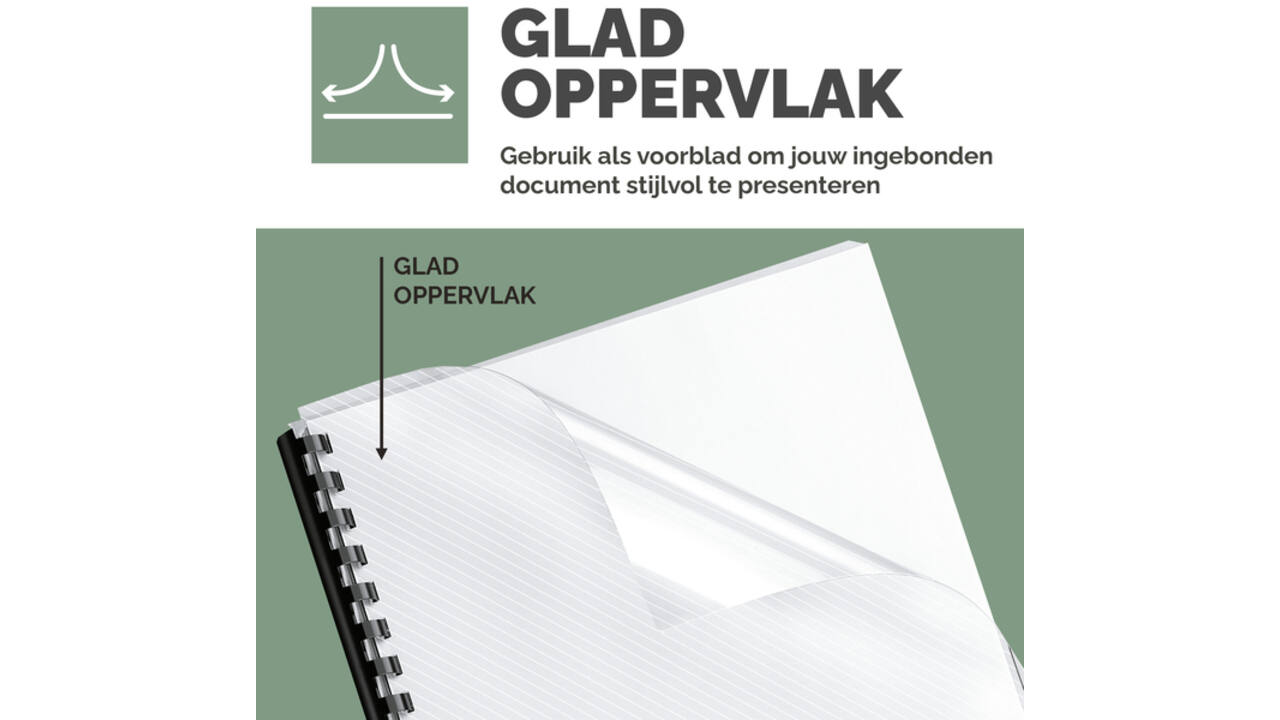 Voorblad Fellowes A4 PVC 150micron 100stuks