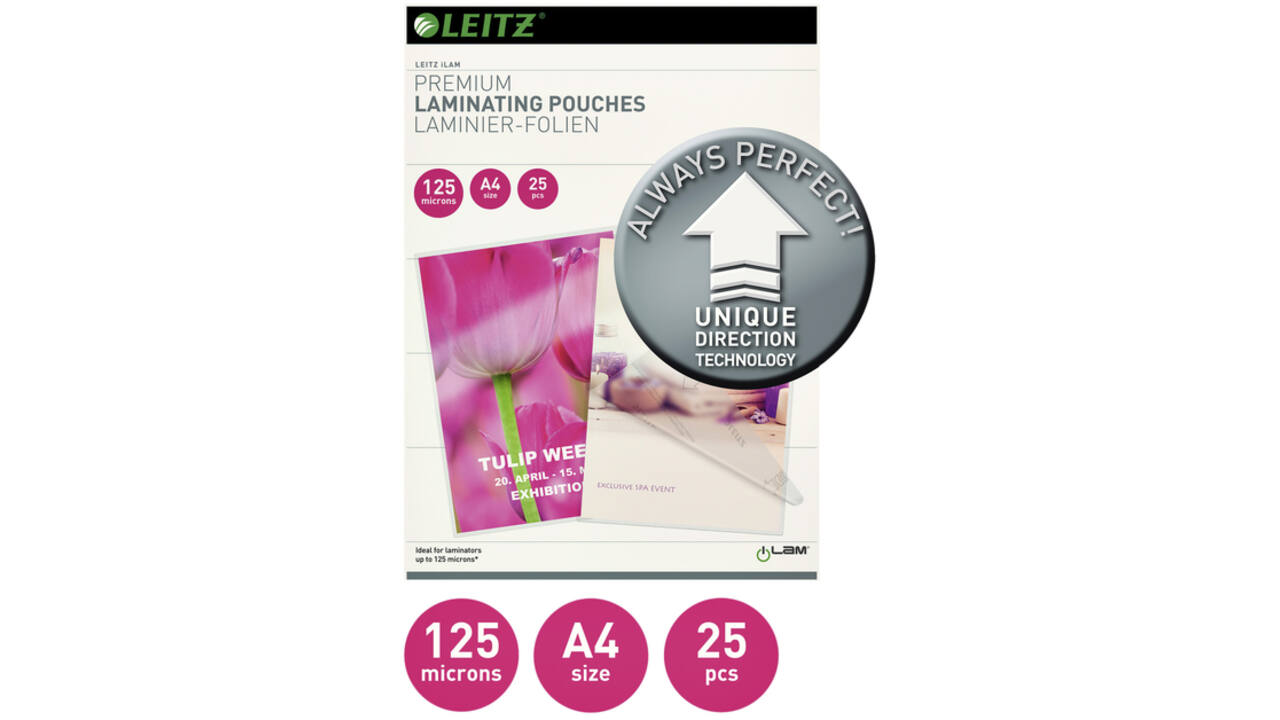 Lamineerhoes Leitz iLAM A4 2x125micron 25 stuks
