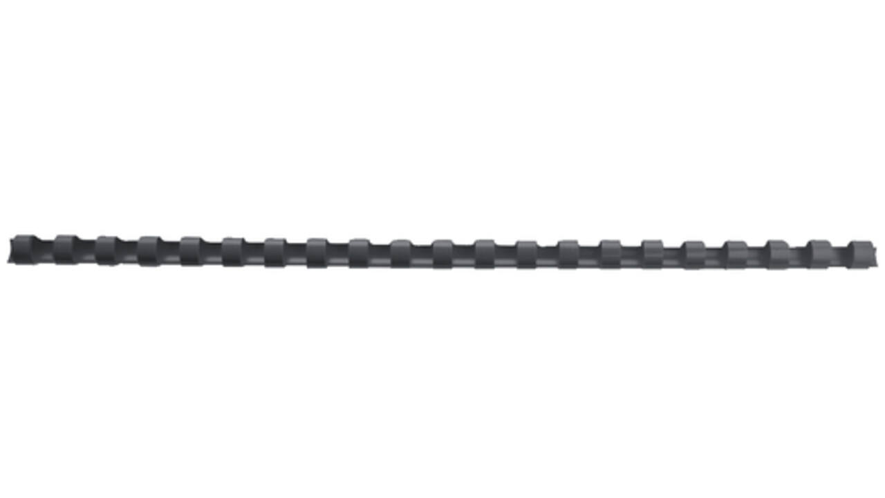 Bindrug GBC 6mm 21rings A4 zwart 100stuks