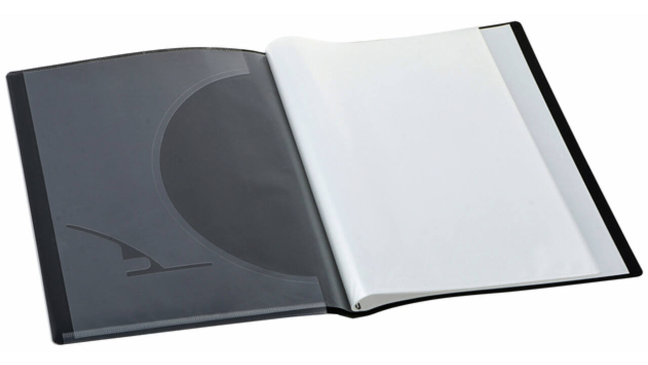Showmap Opus 2 frontview A4 20-tassen antraciet