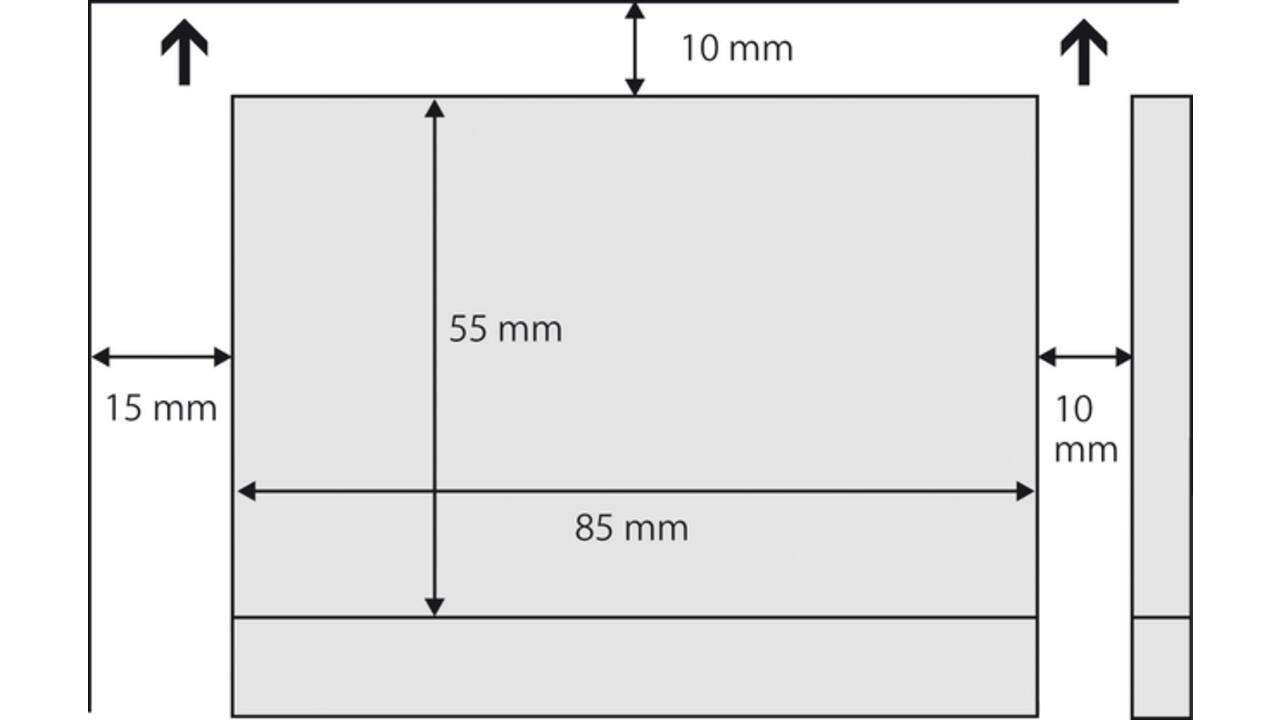 Visitekaart Sigel 85x55mm blanco 185gr wit 150 stuks