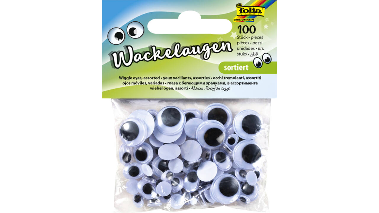 Wiebelogen Folia 100 stuks 6 formaten wit