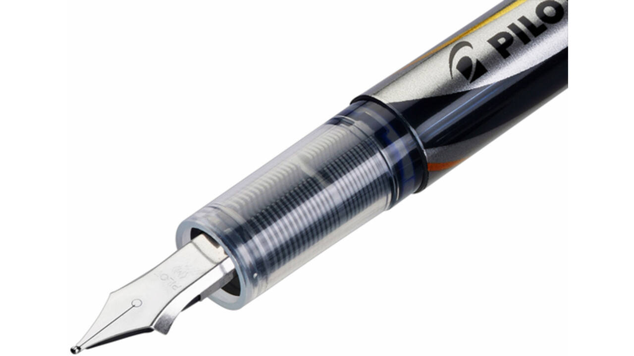 Vulpen Pilot Vpen medium zilver/blauw