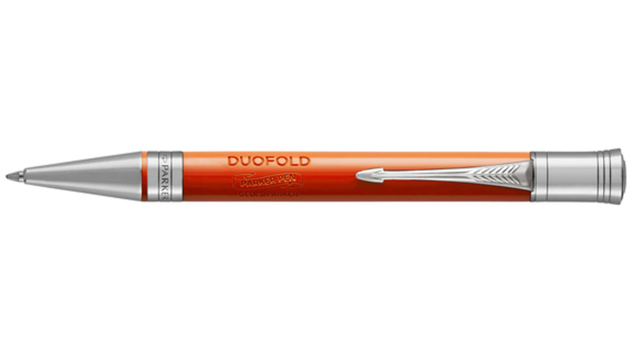 Balpen Parker Duofold Classic Vintage big lacquer red CT medium