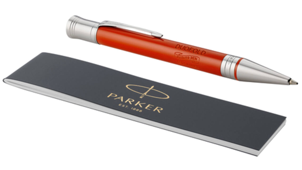 Balpen Parker Duofold Classic Vintage big lacquer red CT medium