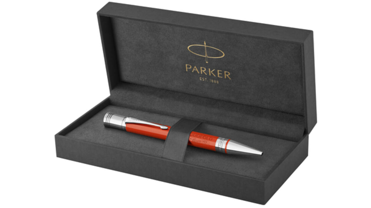 Balpen Parker Duofold Classic Vintage big lacquer red CT medium