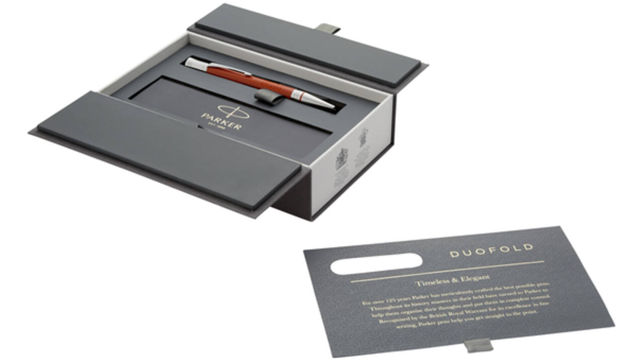 Balpen Parker Duofold Classic Vintage big lacquer red CT medium