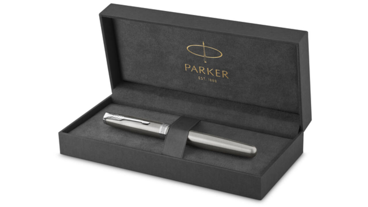 Vulpen Parker Sonnet stainless steel CT medium