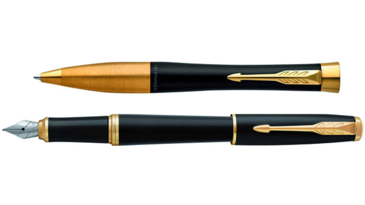 Balpen en vulpen Parker Urban matt black GT medium