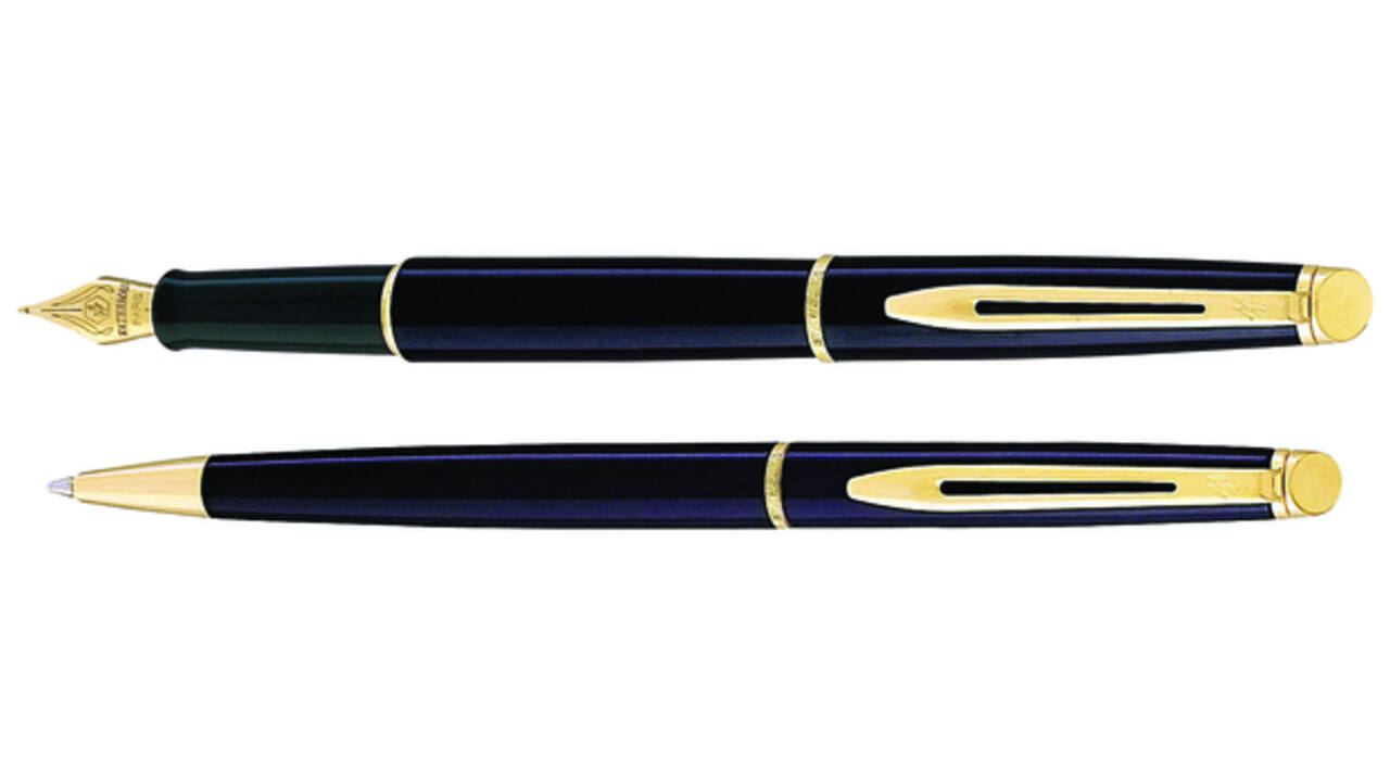 Balpen Waterman Hémisphère black lacquer GT medium