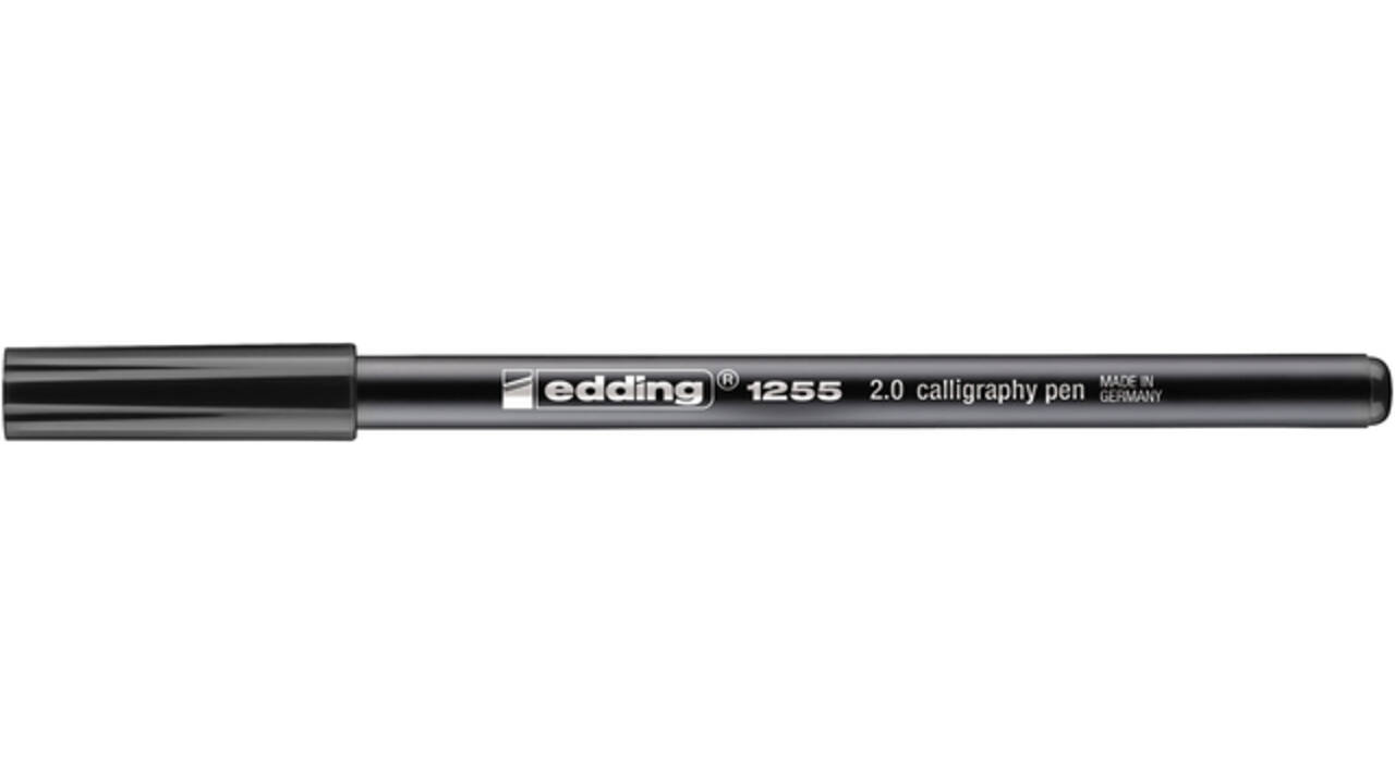 Kalligrafiepen edding 1255 2.0mm zwart