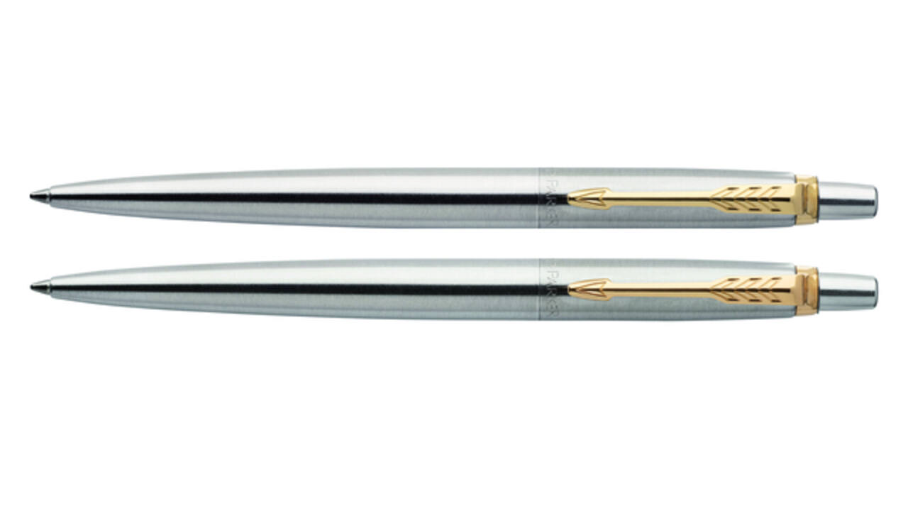 Balpen Parker Jotter stainless steel GT medium