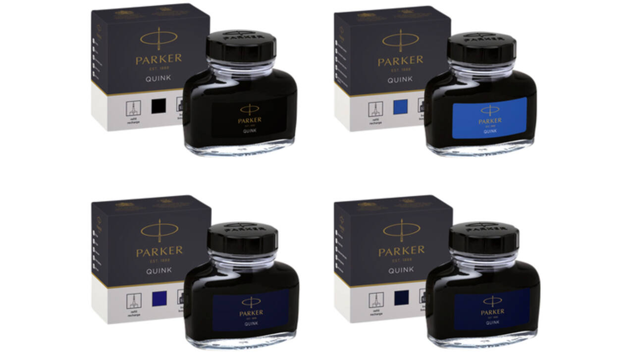 Vulpeninkt Parker Quink permanent 57ml blauw