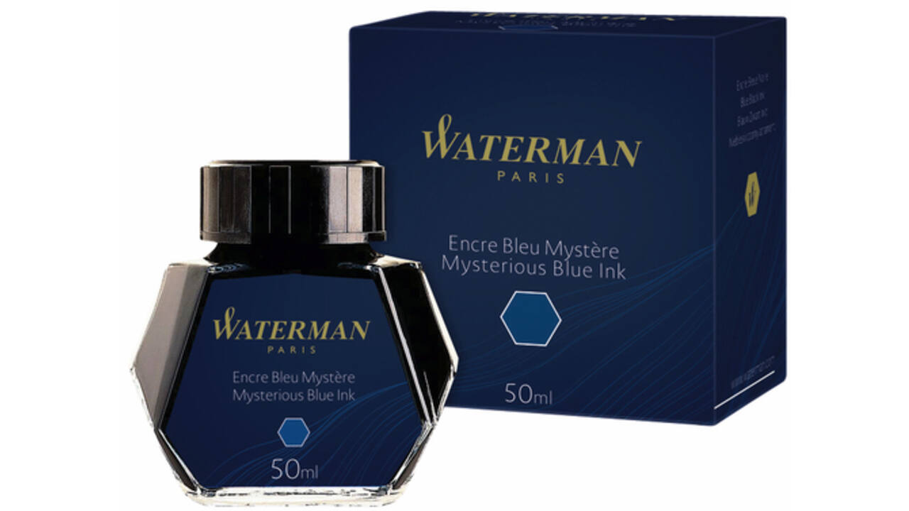 Vulpeninkt Waterman 50ml standaard blauw-zwart