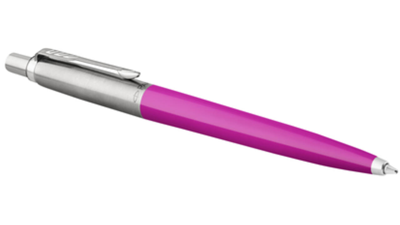 Balpen Parker Jotter Original pink CT medium blister à 1 stuk