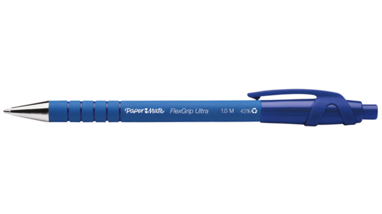 Balpen Paper Mate Flexgrip Ultra medium blauw