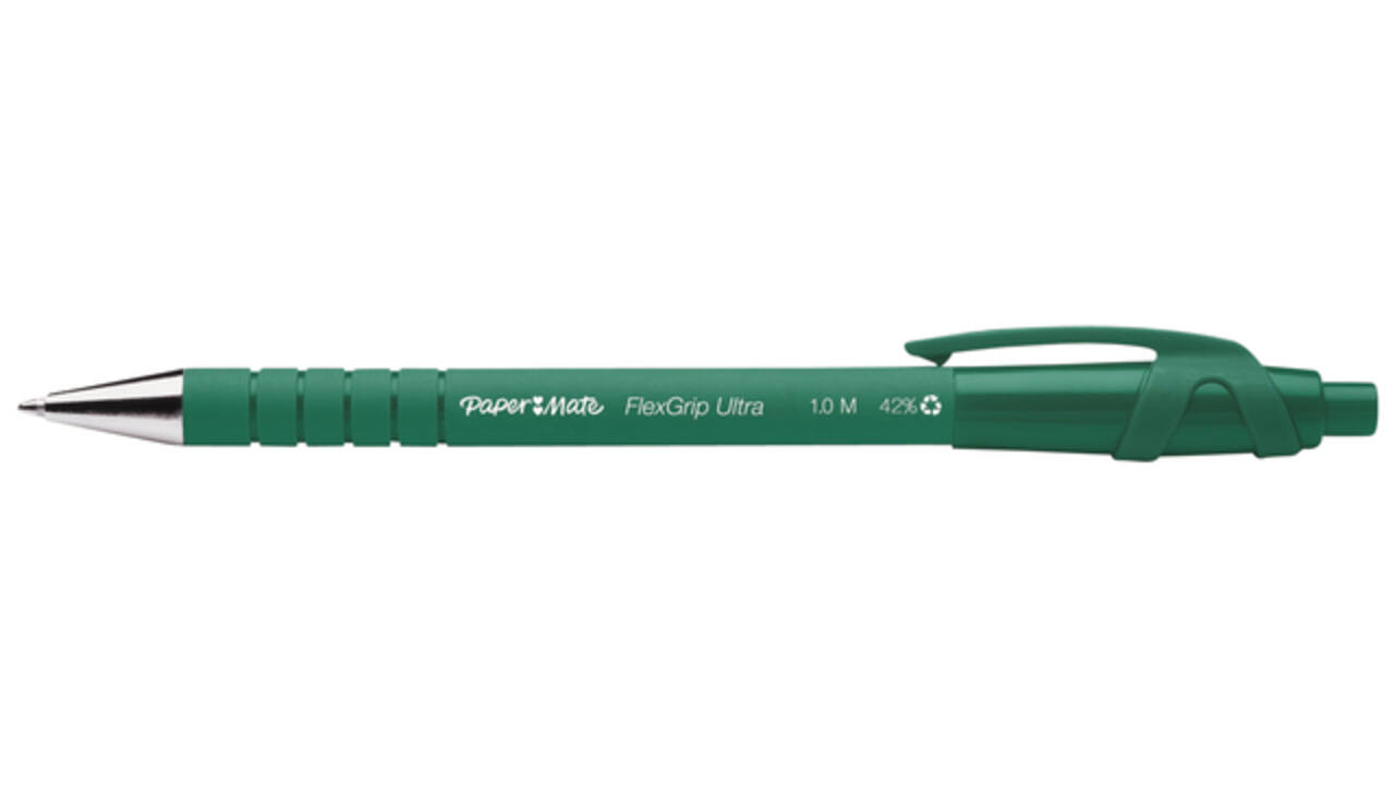 Balpen Paper Mate Flexgrip Ultra medium groen