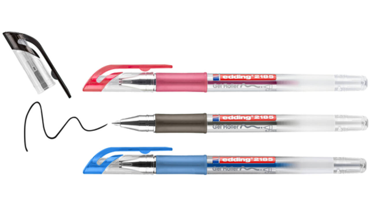 Gelschrijver edding 2185 medium assorti set à 3 stuks