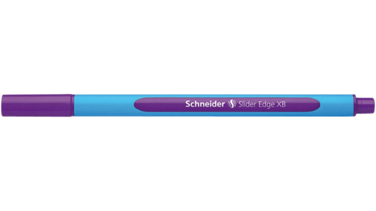 Balpen Schneider Slider Edge extra breed paars