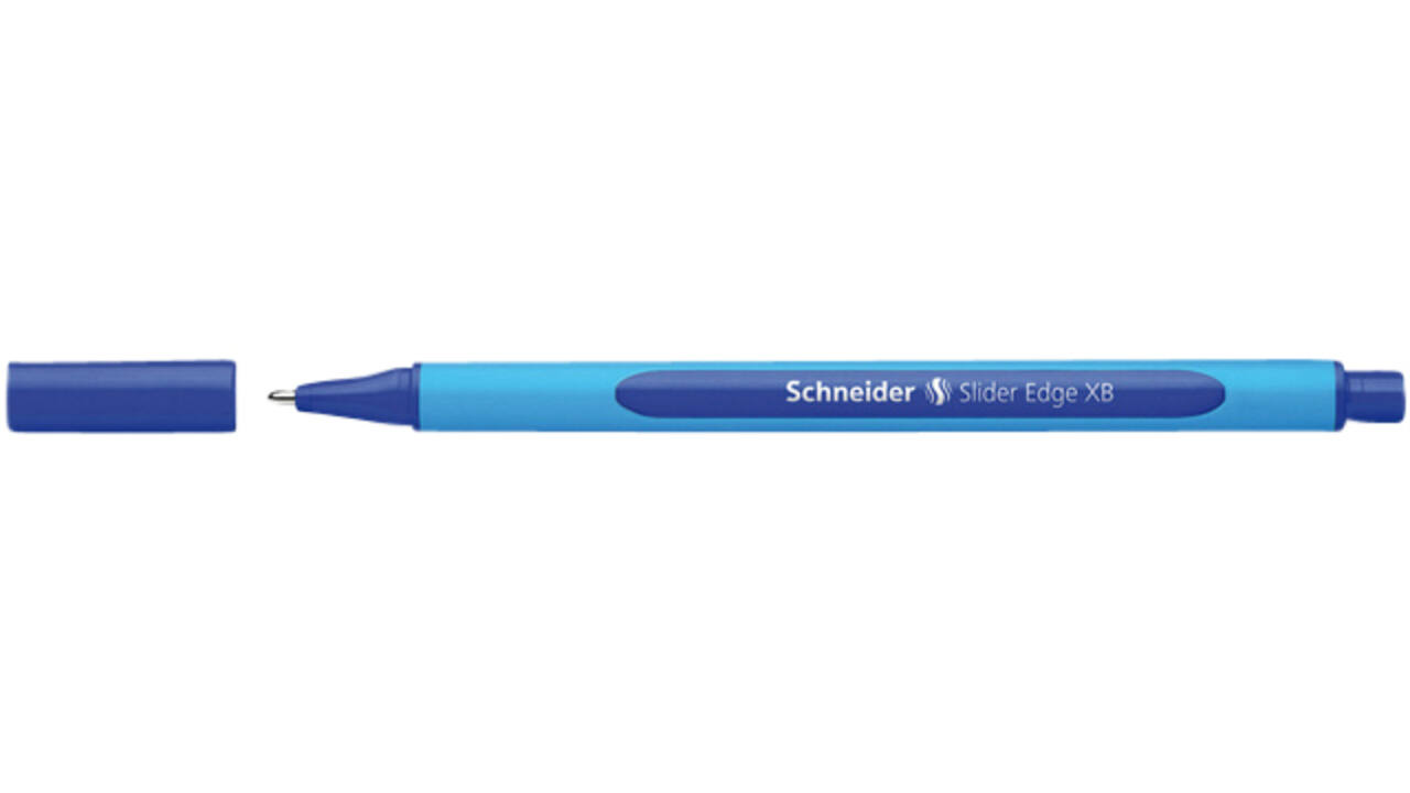 Balpen Schneider Slider Edge extra breed blauw