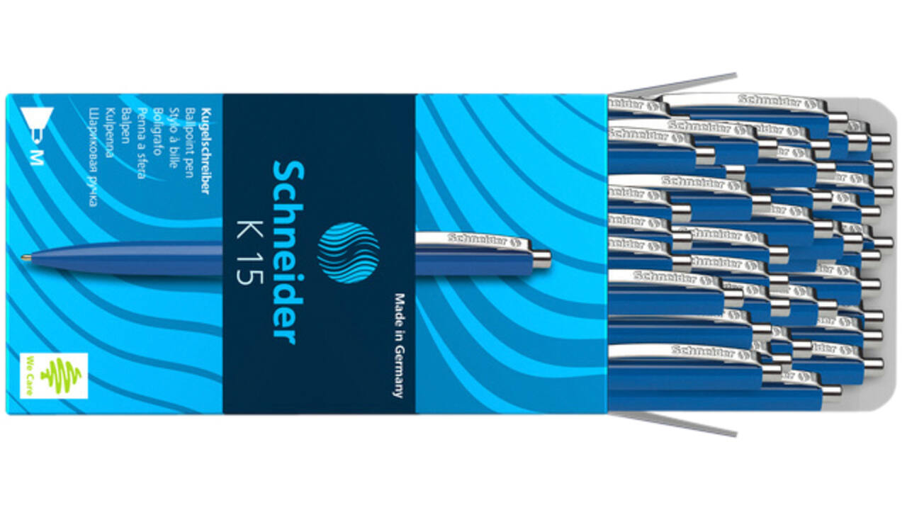 Balpen Schneider K15 medium blauw