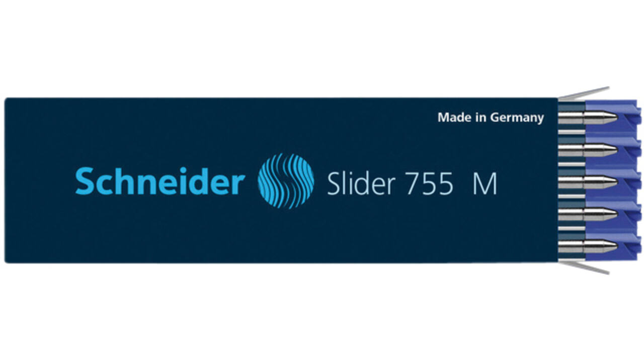 Balpenvulling Schneider 755 Slider Jumbo medium blauw