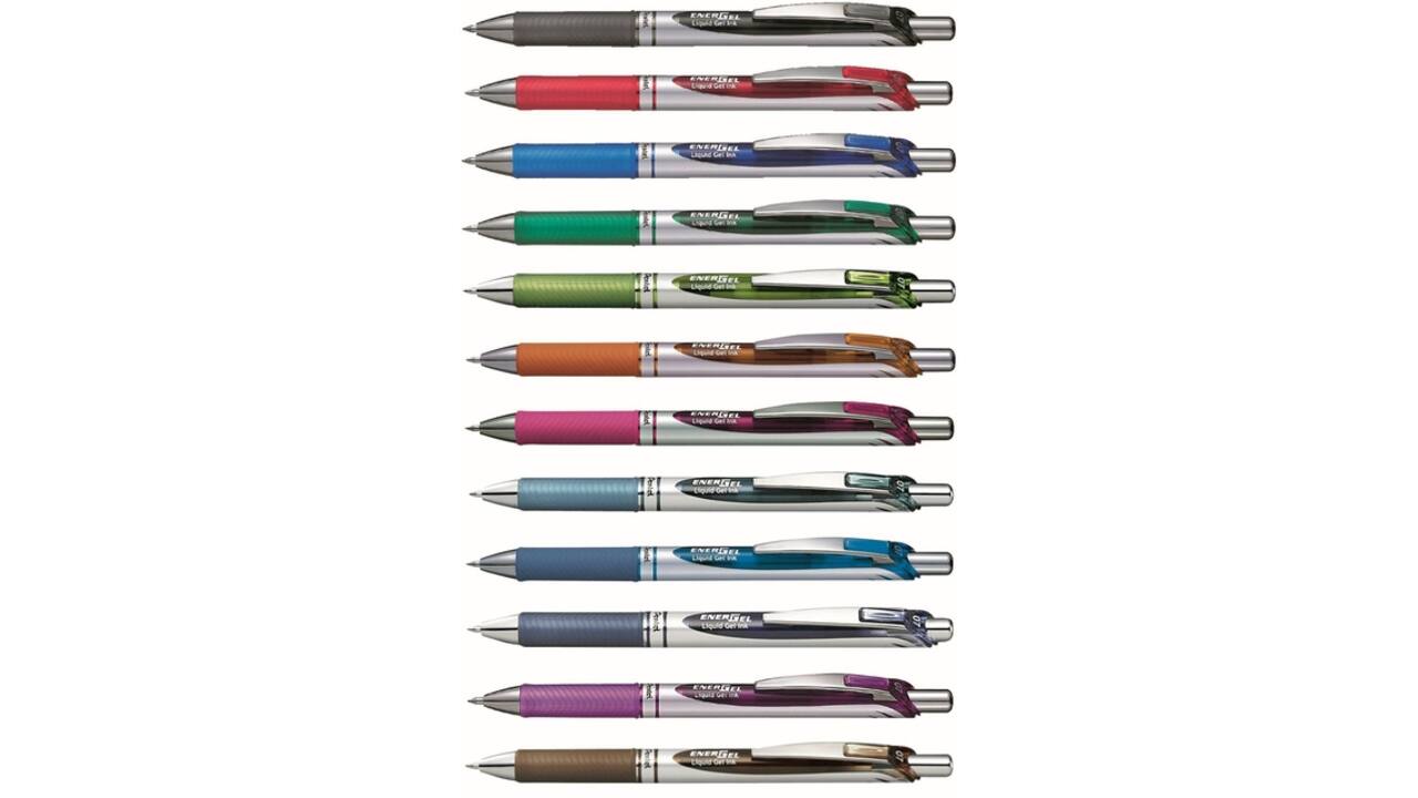 Gelschrijver Pentel BL77 Energel medium zwart
