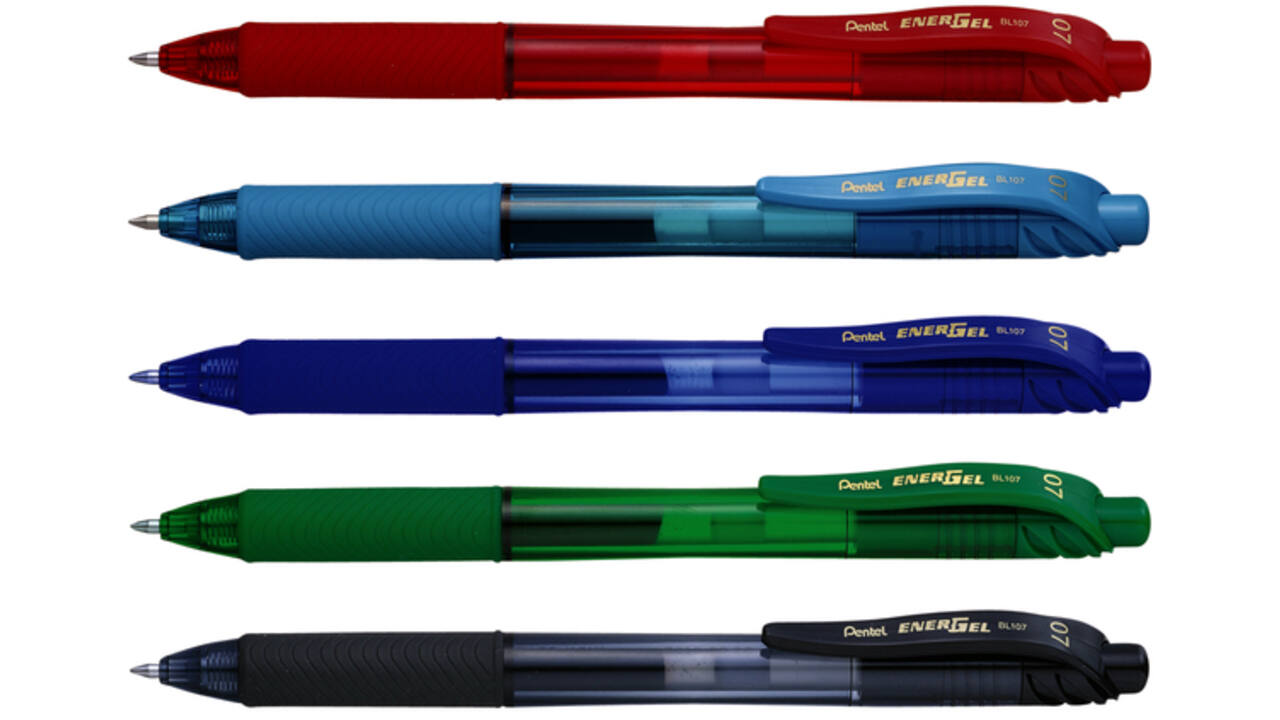 Gelschrijver Pentel BL107 Energel-X medium zwart