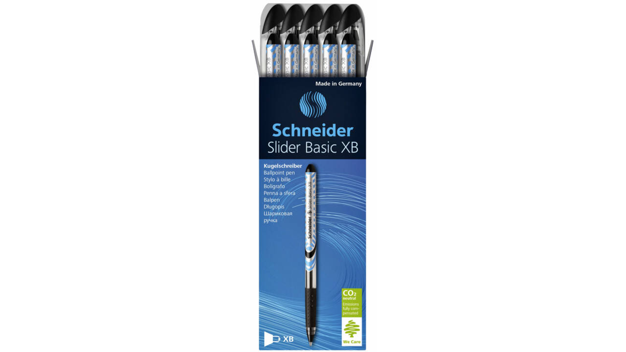 Rollerpen Schneider Slider extra breed zwart