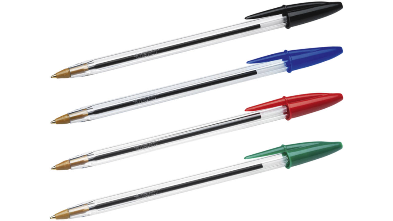 Balpen Bic Cristal medium rood