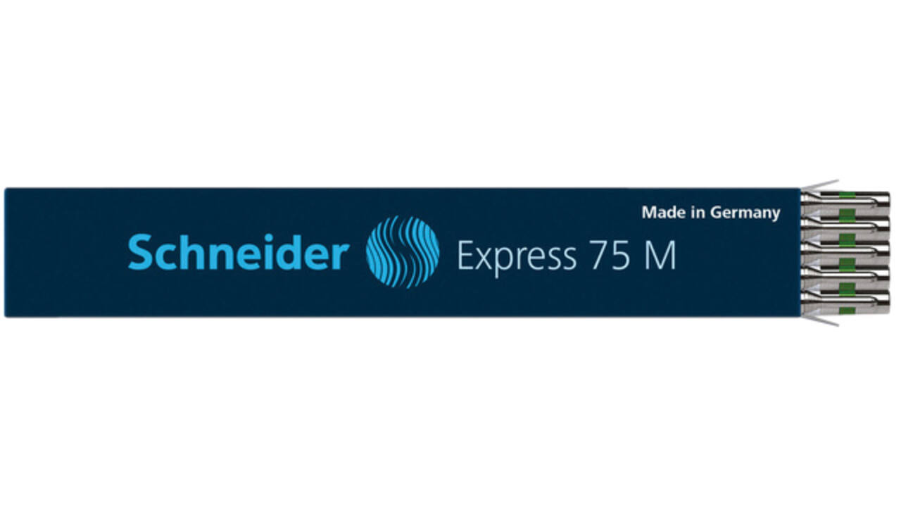 Balpenvulling Schneider Express 75 medium groen