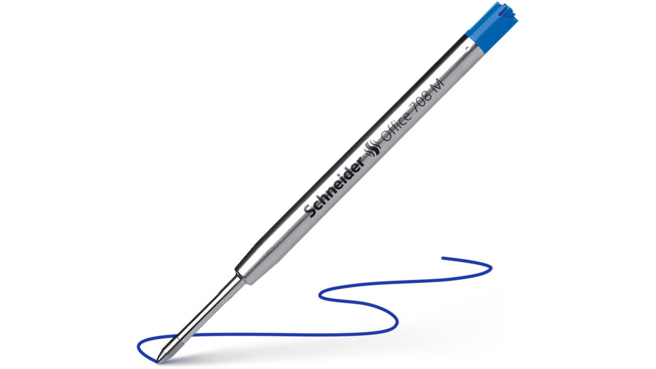 Balpenvulling Schneider 7083 Jumbo tbv Parker medium blauw