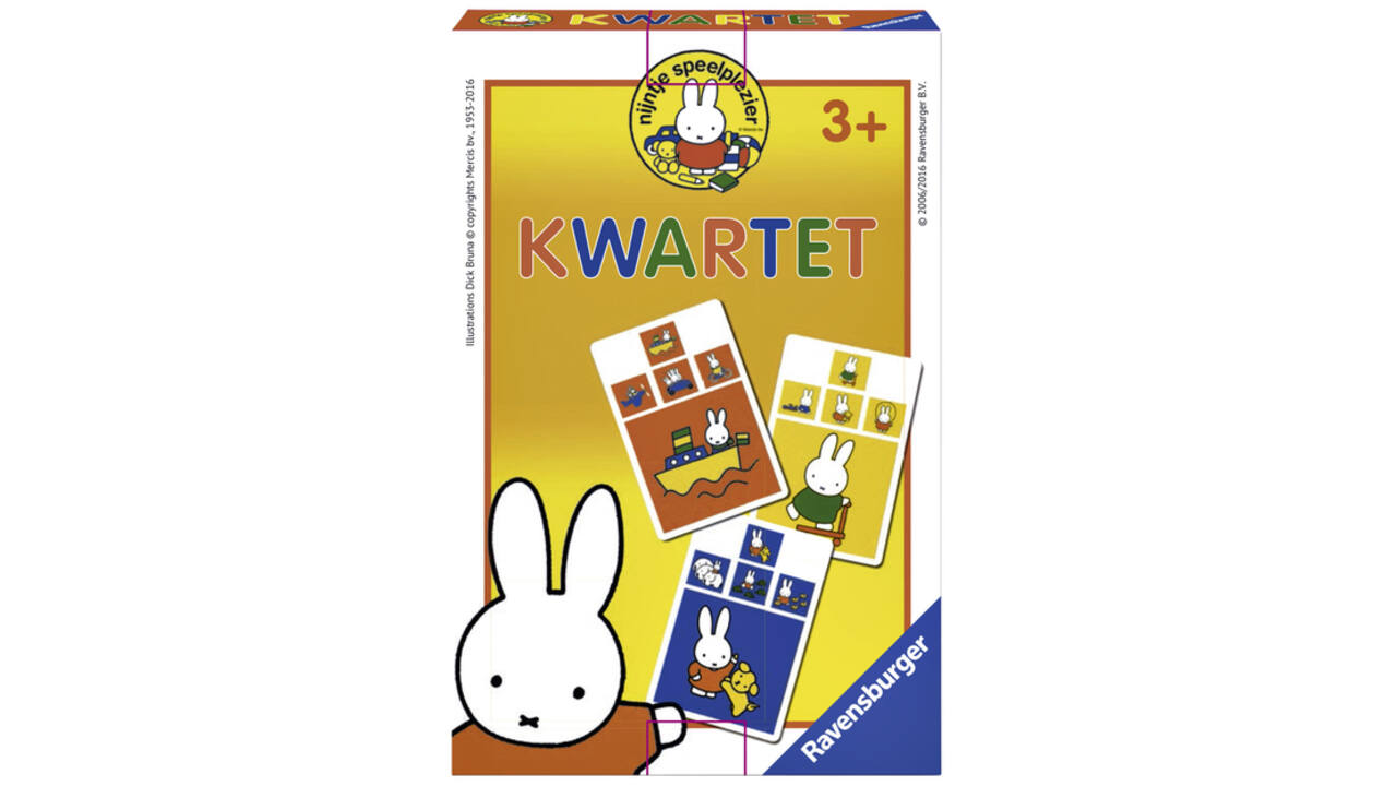 Spel Ravensburger Nijntje ontdekt de wereld kwartet