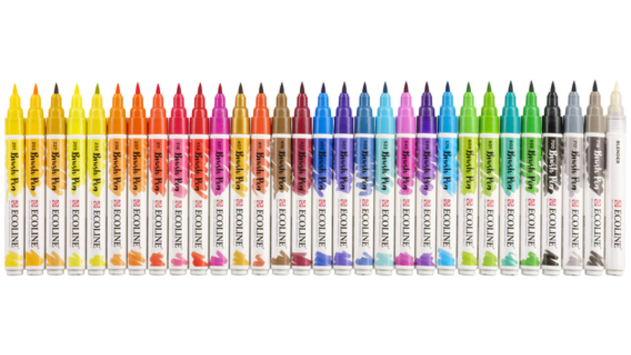 Brushpen Talens Art Creation Ecoline assorti etui à 30stuks