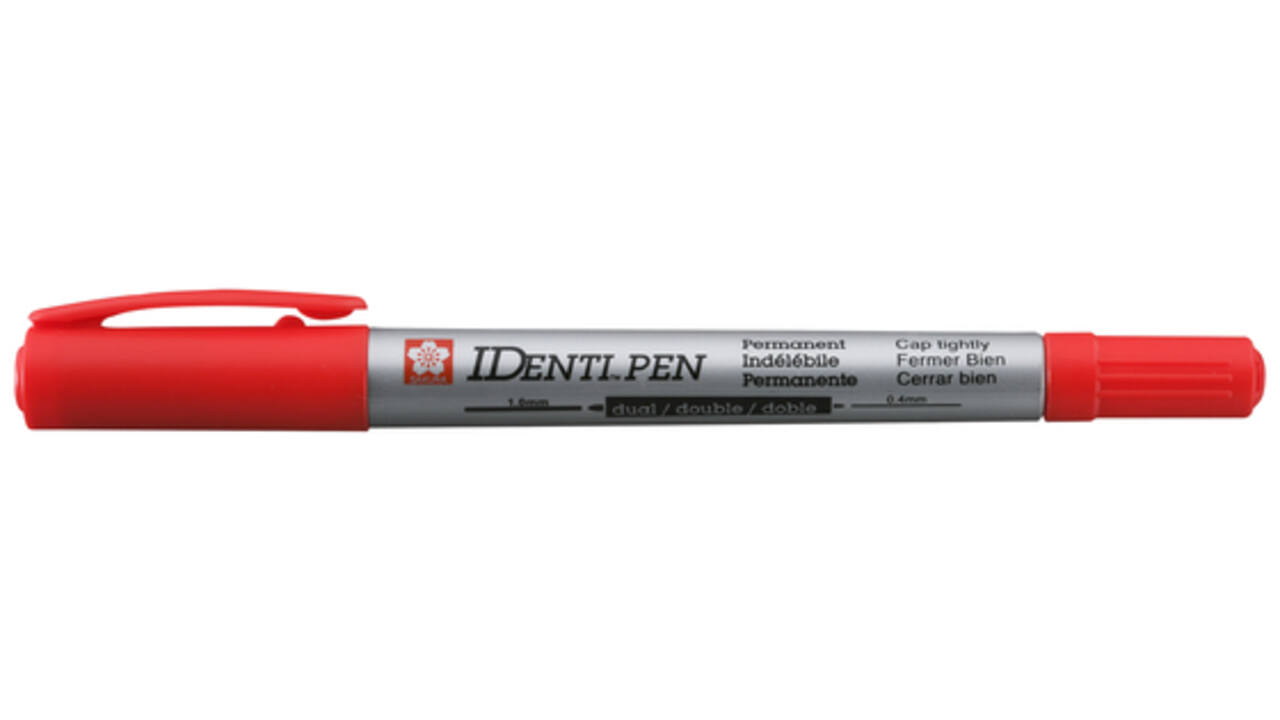 Viltstift Sakura Identi pen rood