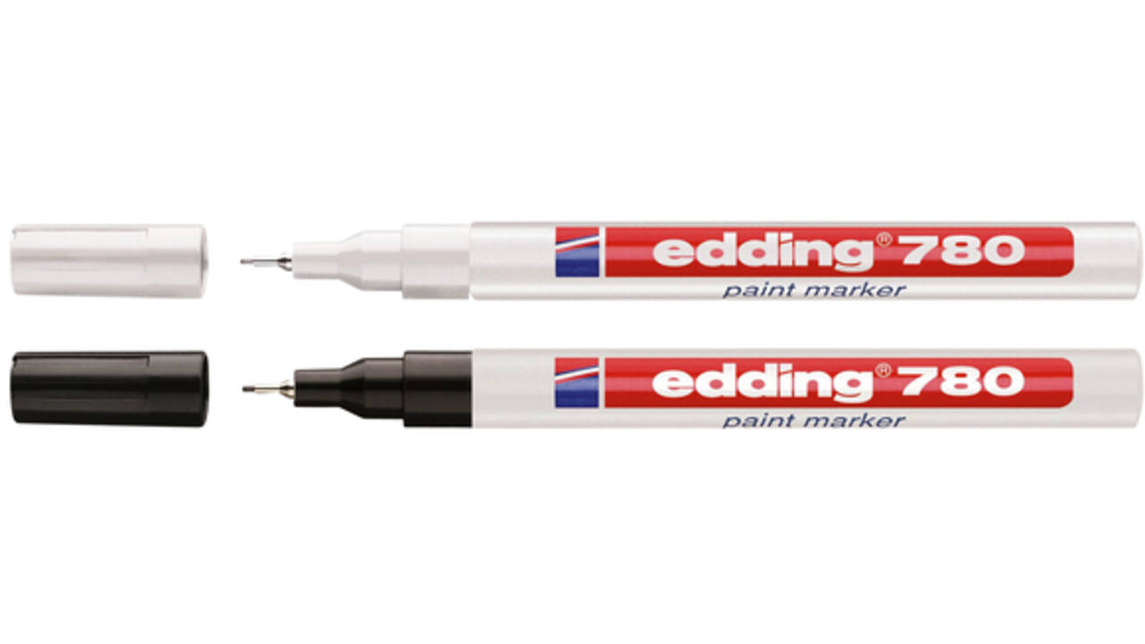 Viltstift Edding 780 lakmarker rond 0.8mm zwart