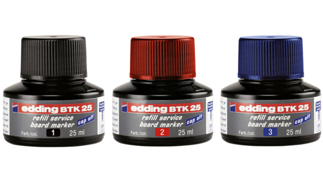Viltstiftinkt edding BTK25 voor whiteboard blauw