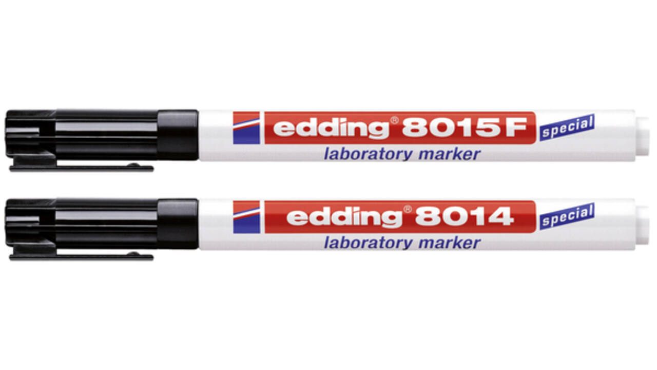 Viltstift edding 8015 laboratorium rond 0.75mm zwart