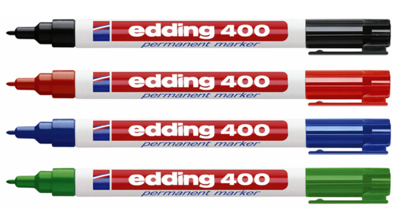 Viltstift edding 400 rond 1mm zwart