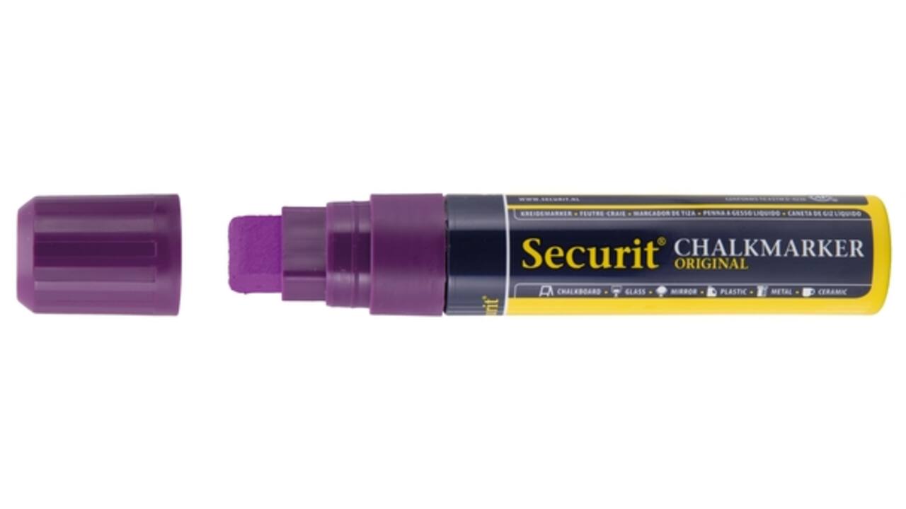 Krijtstift Securit SMA-720 blok ass 7-15mm blister à 8st