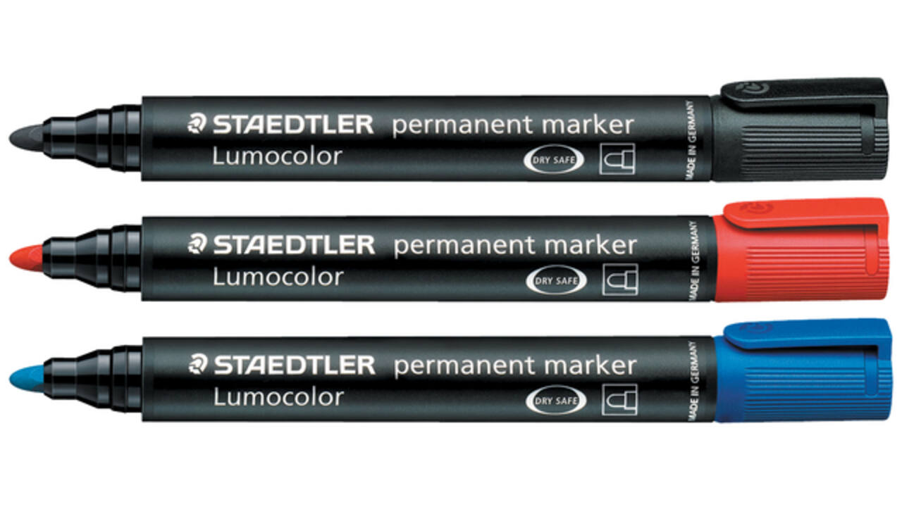 Viltstift Staedtler 352 rond blauw blauw