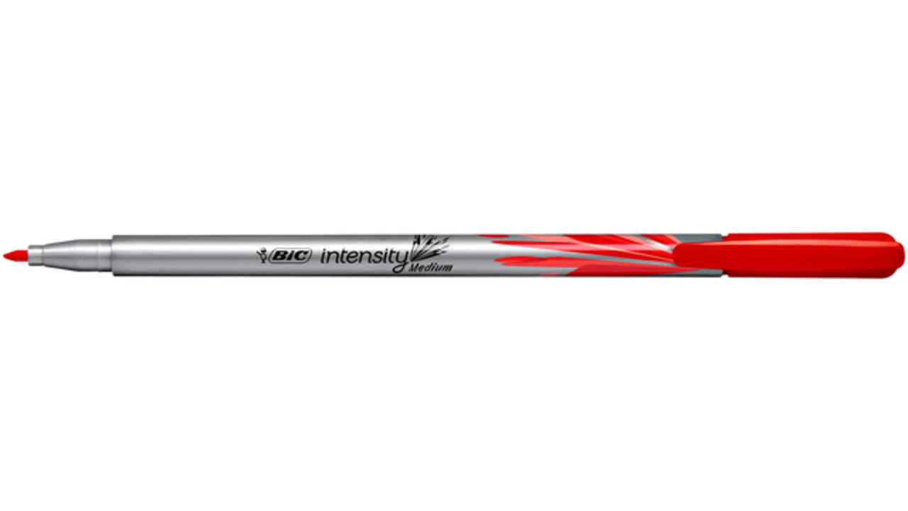 Fineliner Bic Intensity medium rood
